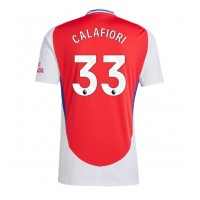 Maglia Calcio Arsenal Riccardo Calafiori #33 Prima Divisa 2024-25 Manica Corta